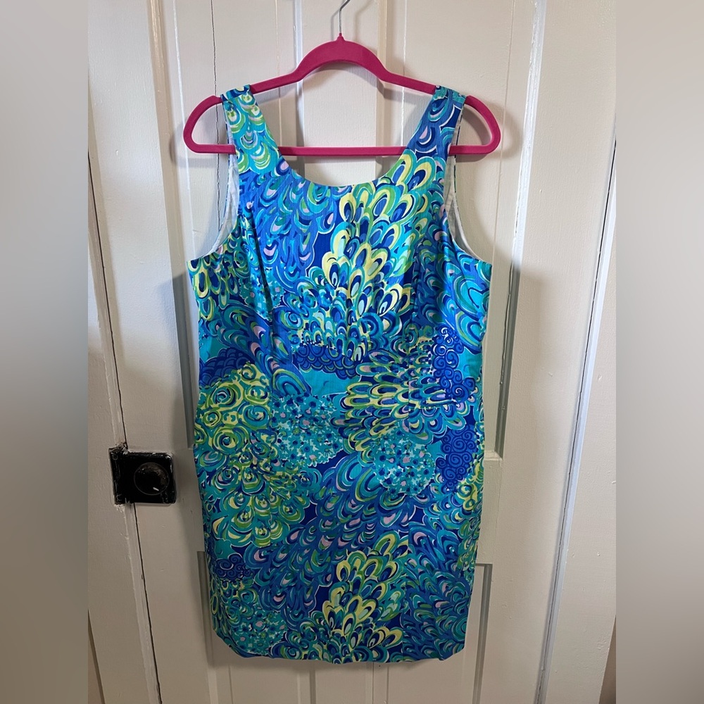 Lilly Pulitzer Lilly’s lagoon Cathy dress size 12